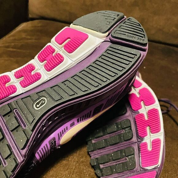 Excellent Nike Zoom Structure 16 Purple Eggplant Pink Womens 9 US 40.5 EUR - Picture 8 of 9